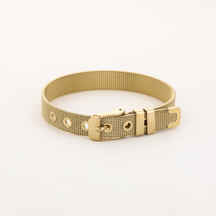 Gold Mesh Belt Bracelet