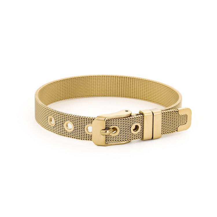 Gold Mesh Belt Bracelet