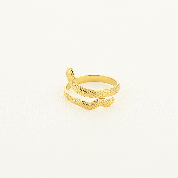 Gold Snake Wrap Ring