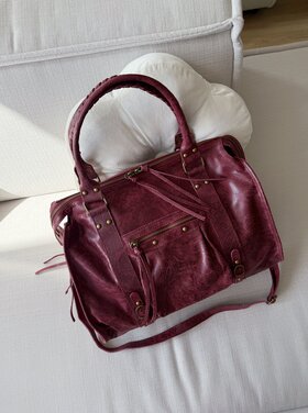 Florianne City Studs Bag / Bordeaux Red