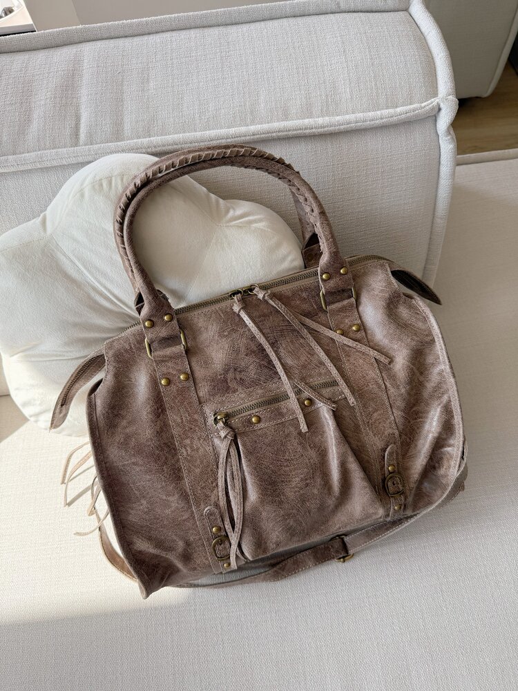 Florianne City Studs Bag / Taupe