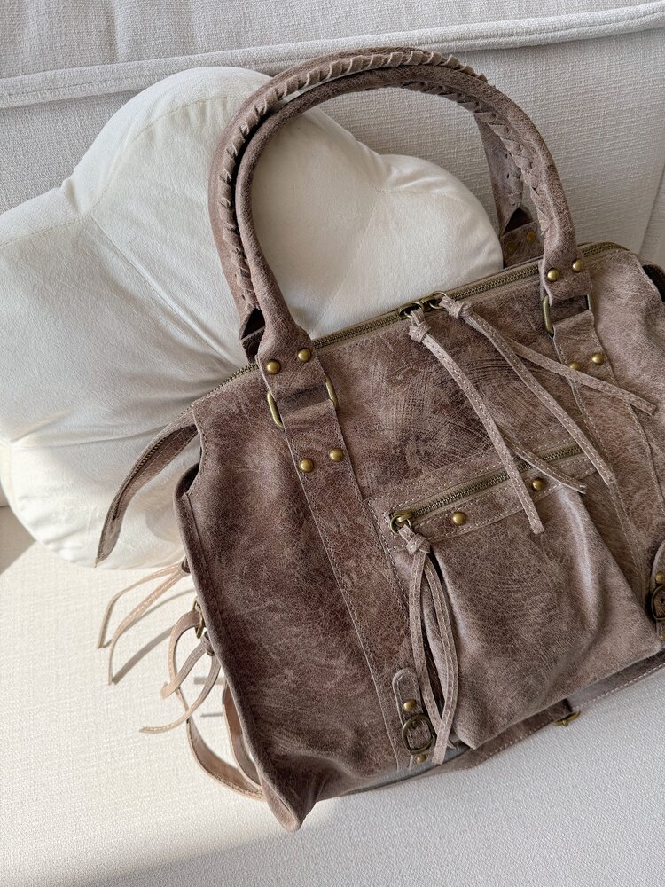 Florianne City Studs Bag / Taupe