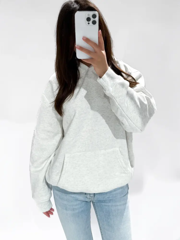 Lucky Seven Hoodie / Light Grey