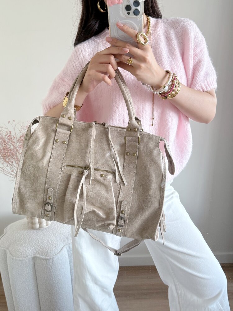 Florianne City Studs Bag / Beige