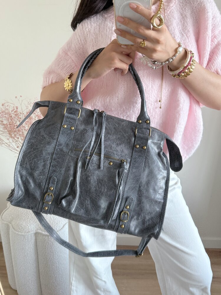 Florianne City Studs Bag / Grey