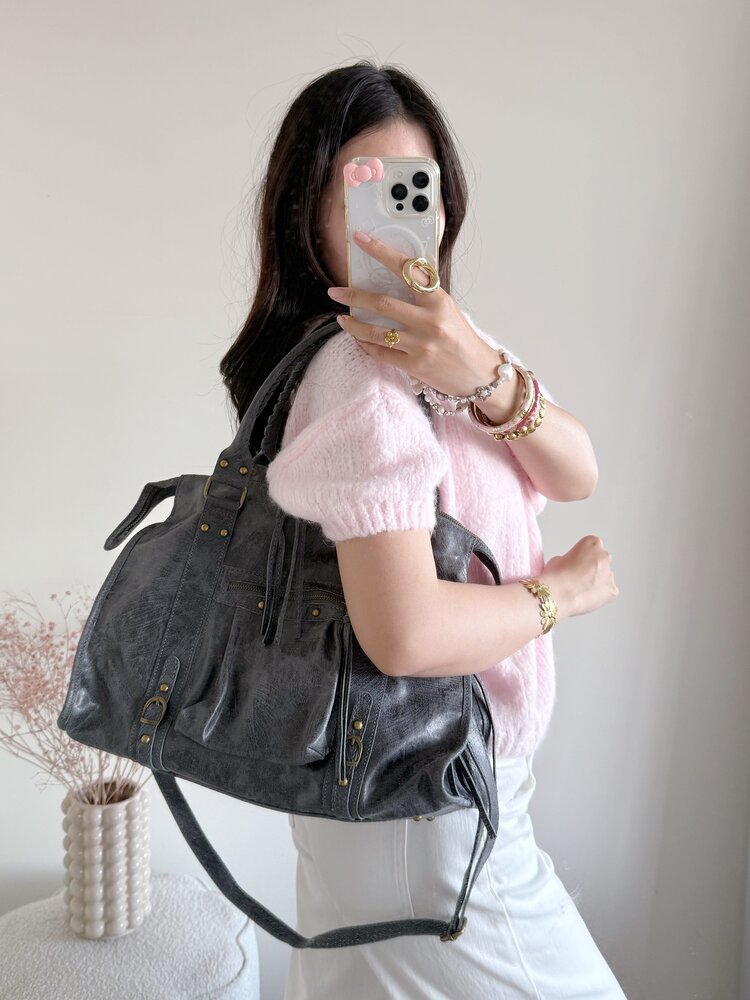 Florianne City Studs Bag / Grey