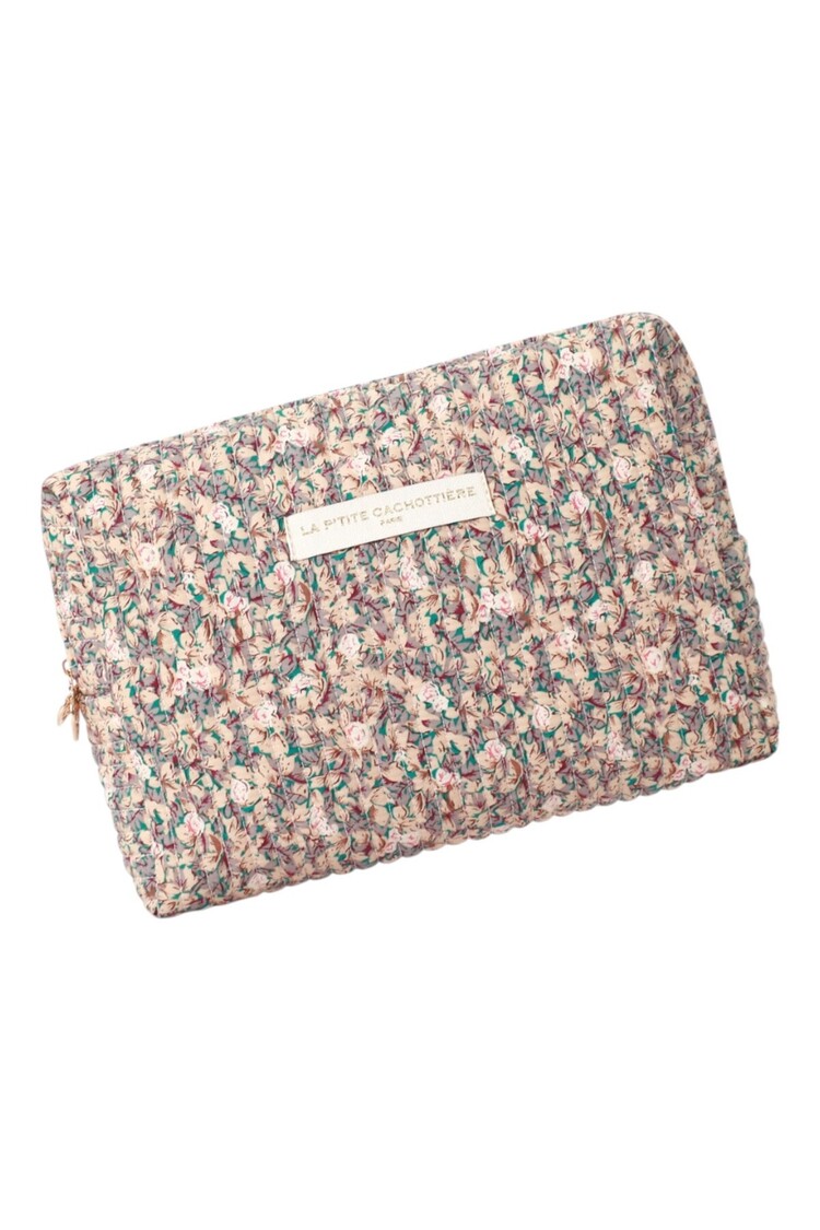 Marly Flower Toiletry Bag / Ecru (Large)