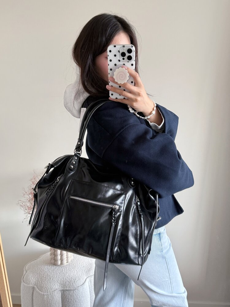 Sofia City Shoulder Bag / Black