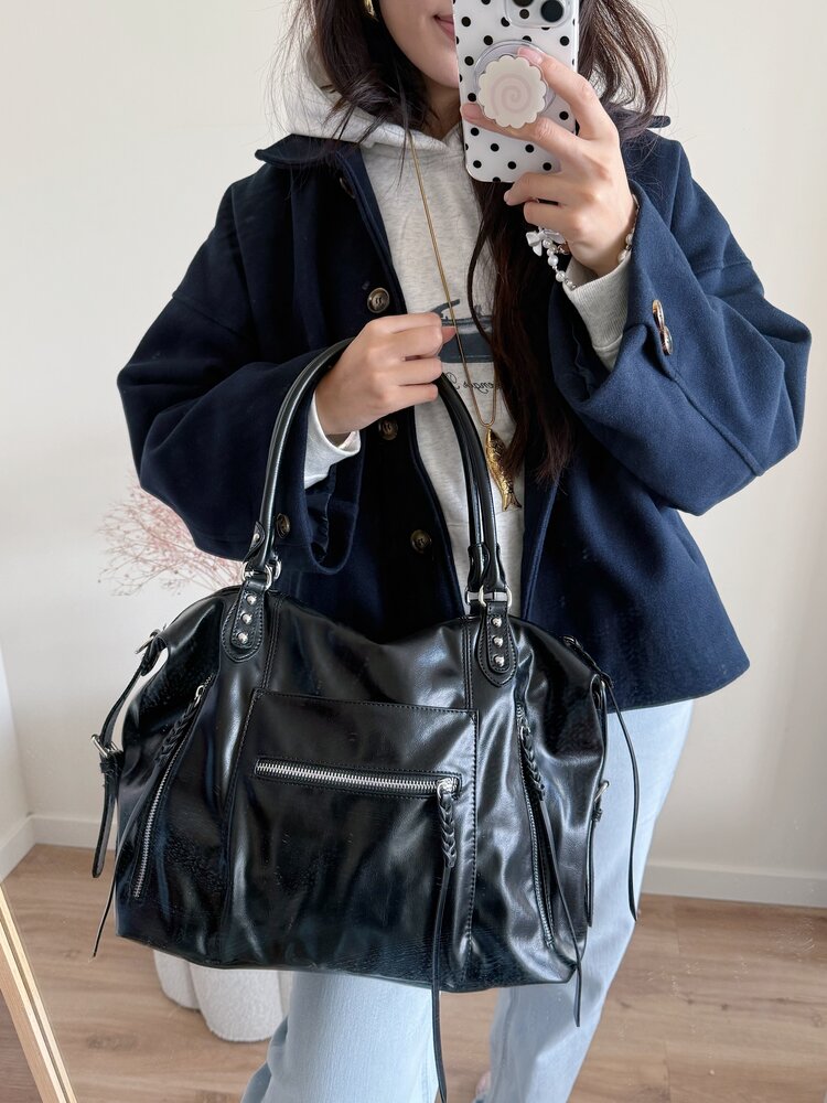 Sofia City Shoulder Bag / Black