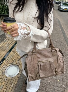 Florianne City Studs Bag / Taupe