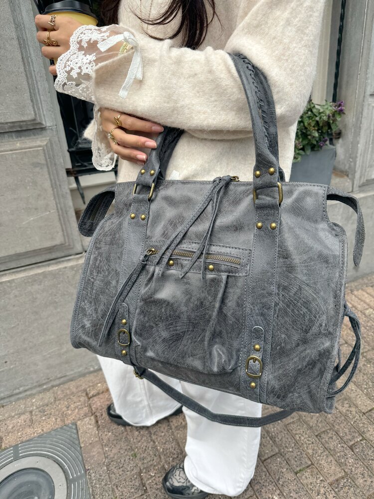 Florianne City Studs Bag / Grey