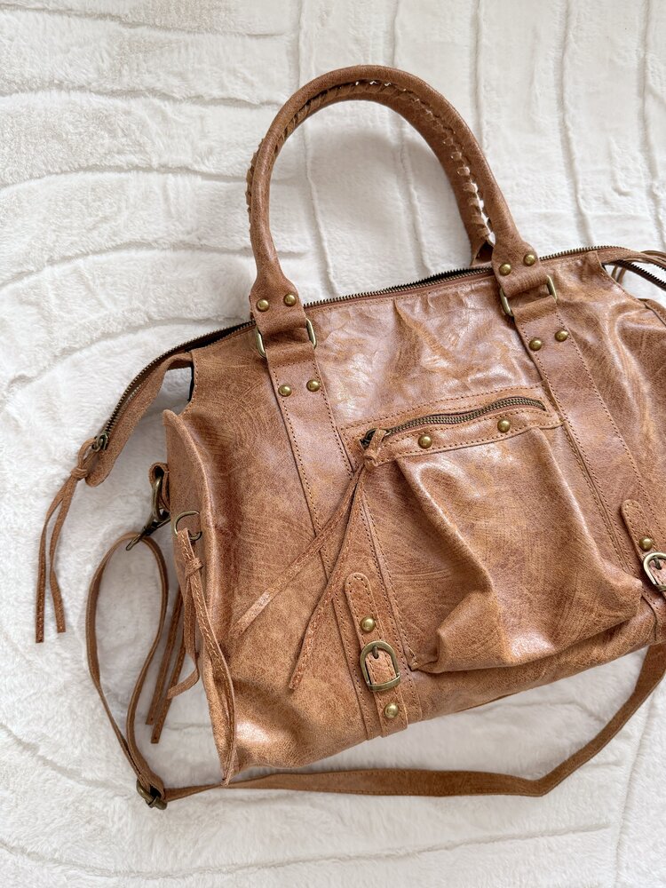 Florianne City Studs Bag / Camel