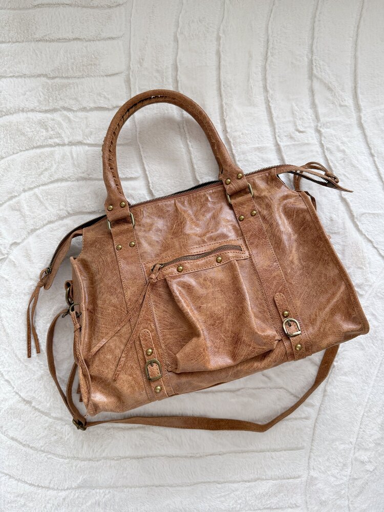 Florianne City Studs Bag / Camel