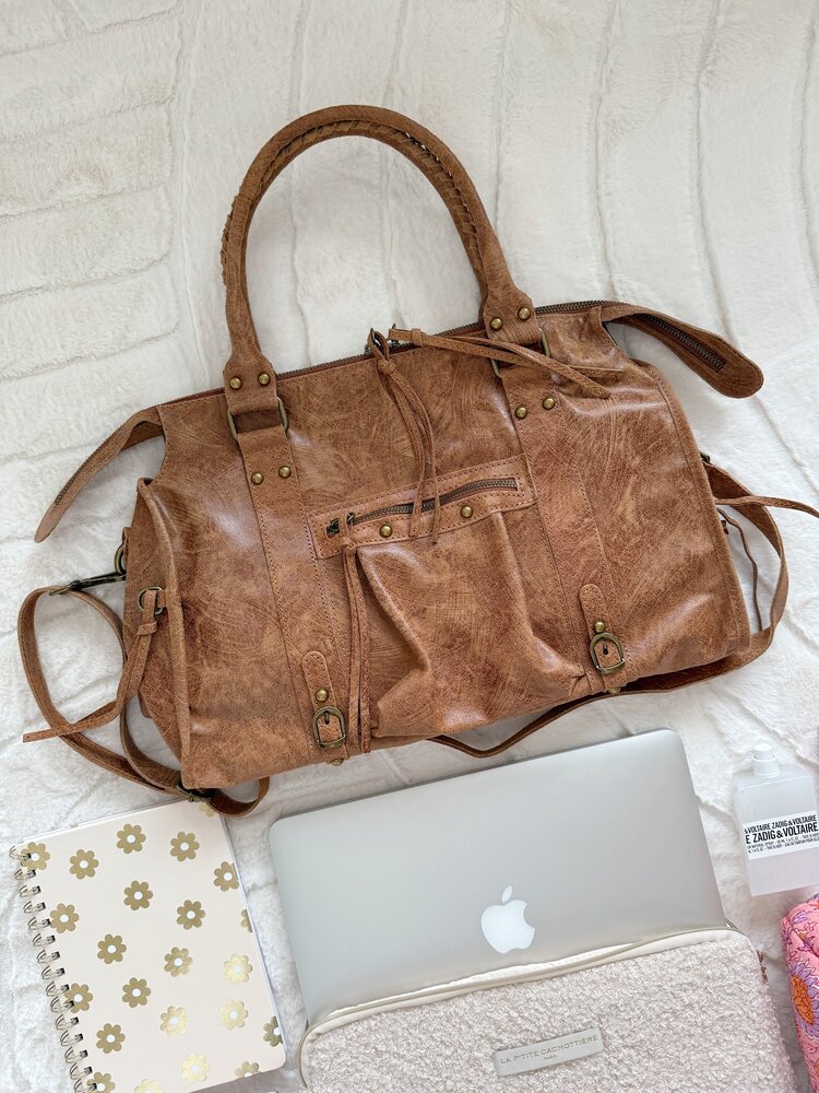 Florianne City Studs Bag / Camel