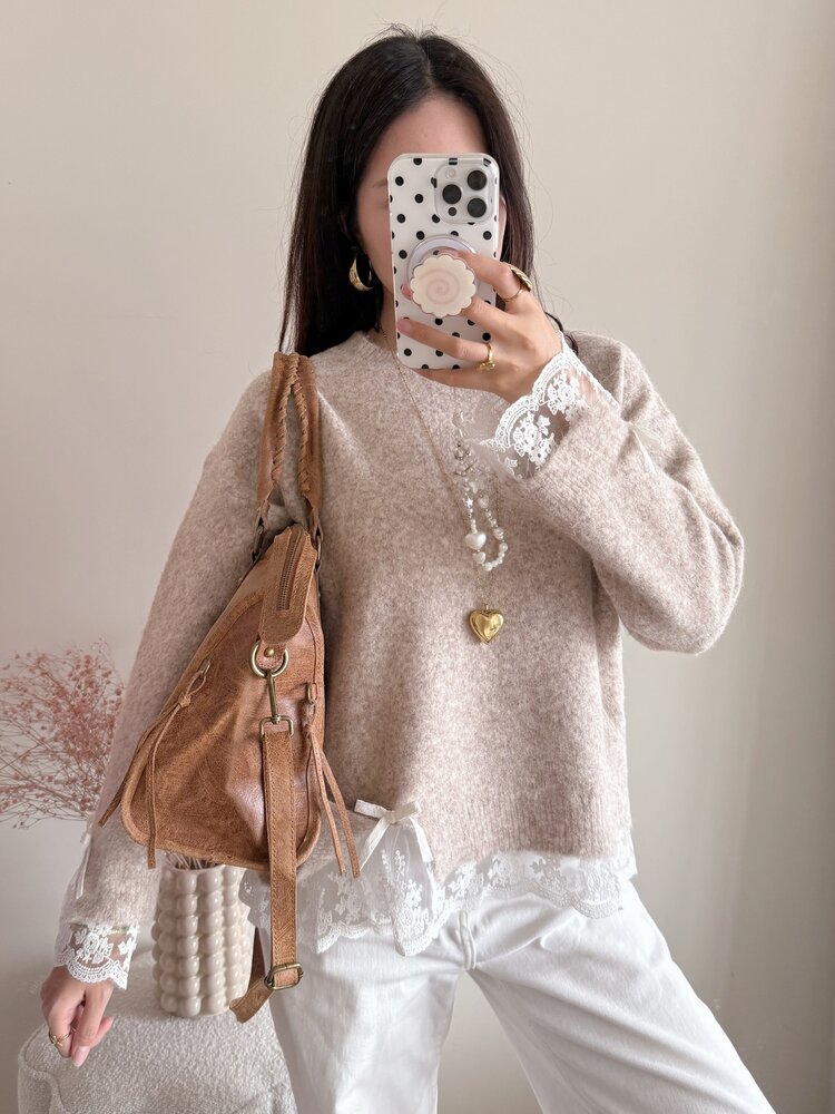 Florianne City Studs Bag / Camel