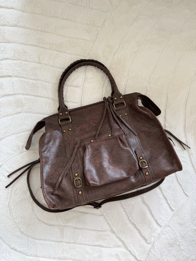 Florianne City Studs Bag / Brown