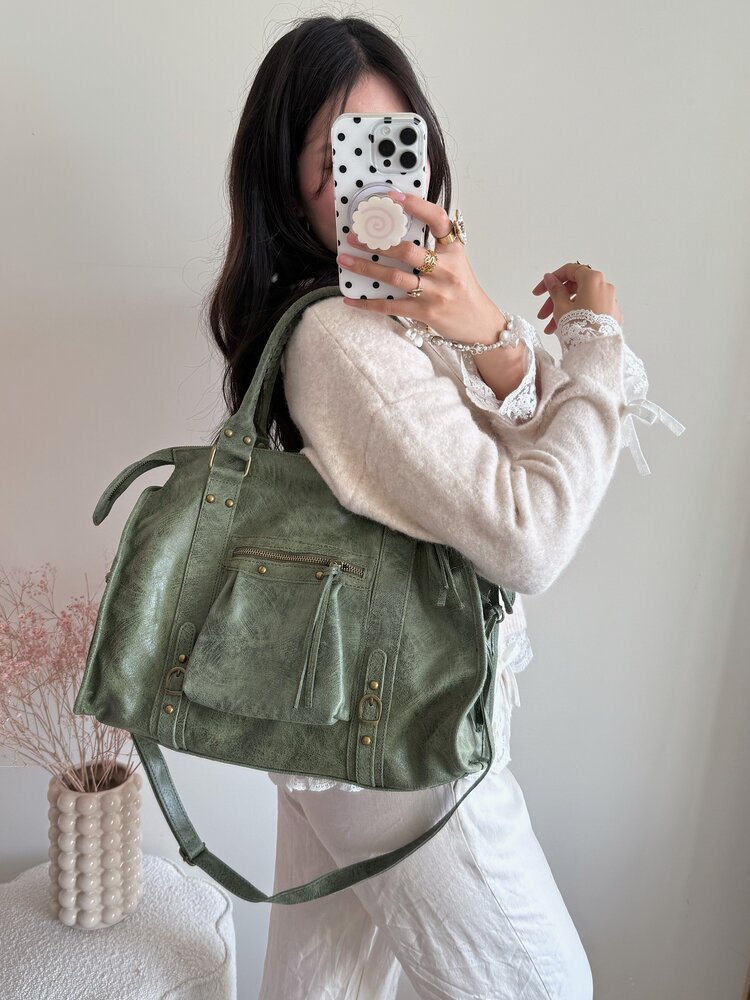 Florianne City Studs Bag / Green