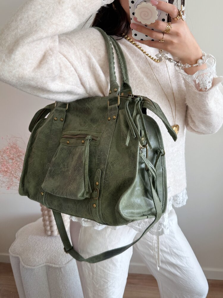 Florianne City Studs Bag / Green