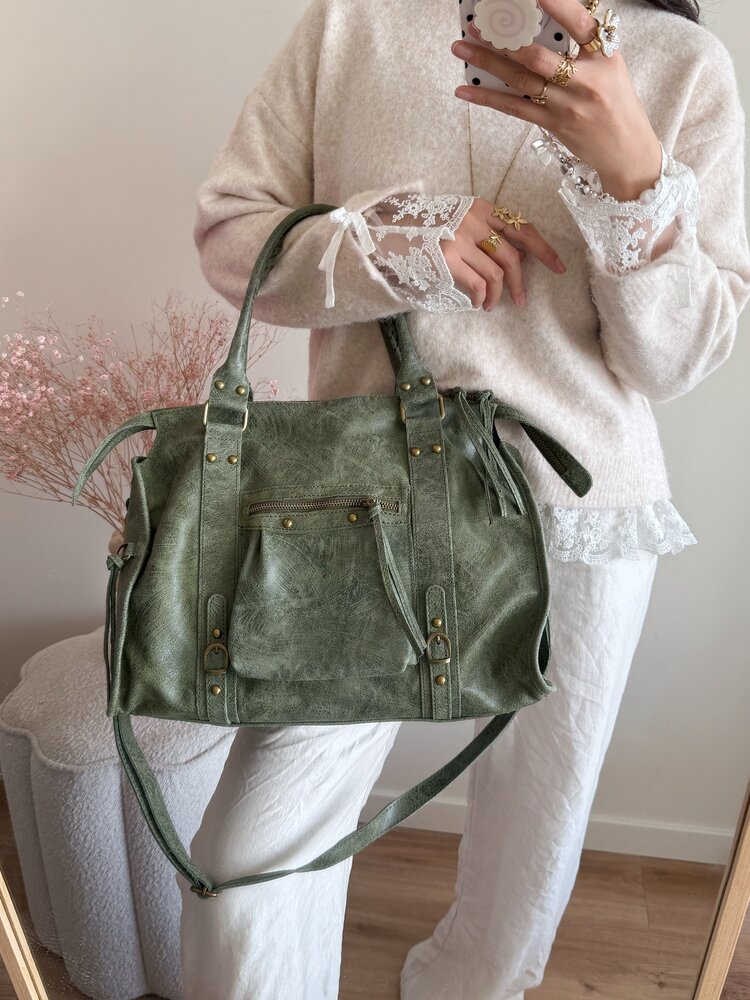 Florianne City Studs Bag / Green