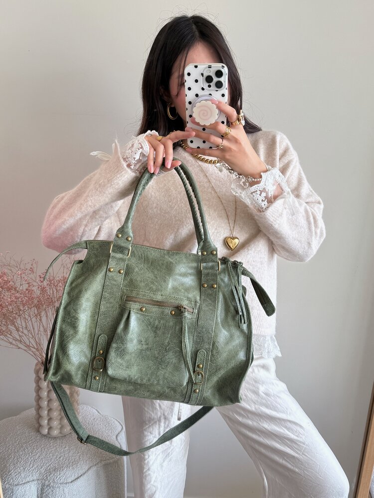 Florianne City Studs Bag / Green
