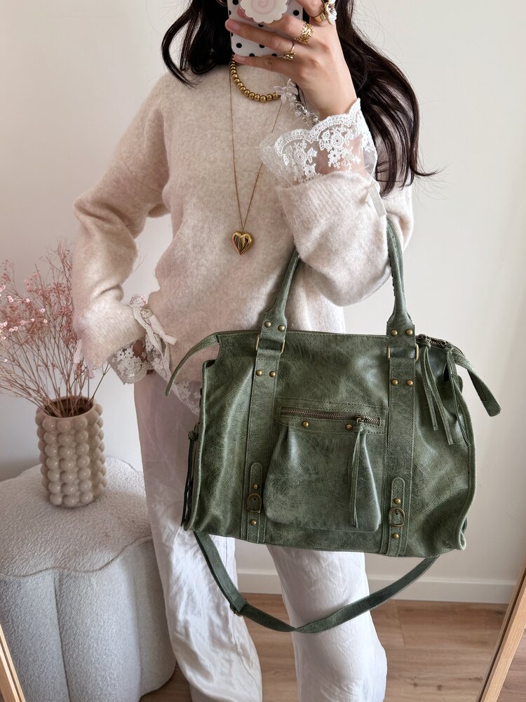 Florianne City Studs Bag / Green