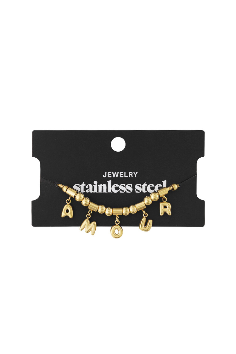 Gold Bubble Amour Bracelet