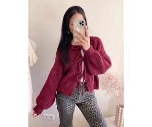 【新品・未開封】WYM LIDNM PIN BORDER KNIT POLO 赤 tone / WOOL LOW GAUGE KNIT POLO / VIVID ORANGE