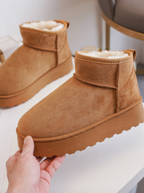 Yula Comfy Uggie Boots / Camel