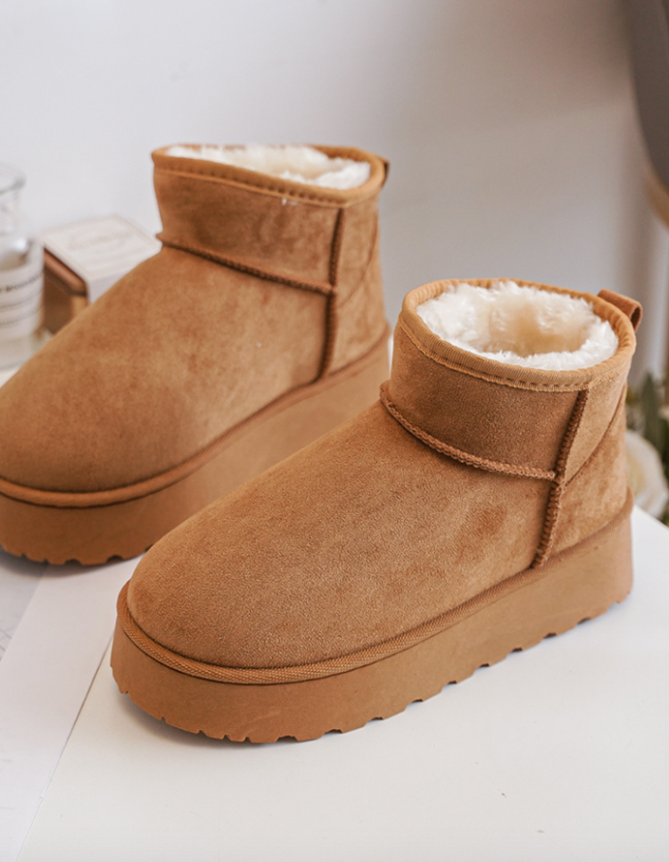 Yula Comfy Uggie Boots / Camel