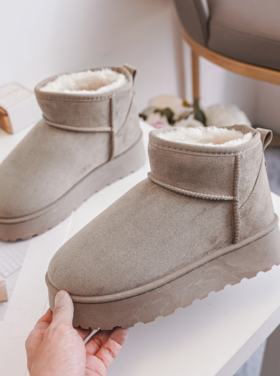 Yula Comfy Uggie Boots / Olive