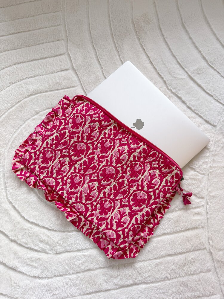 Bali Floral Laptop Pouch (16 inch)