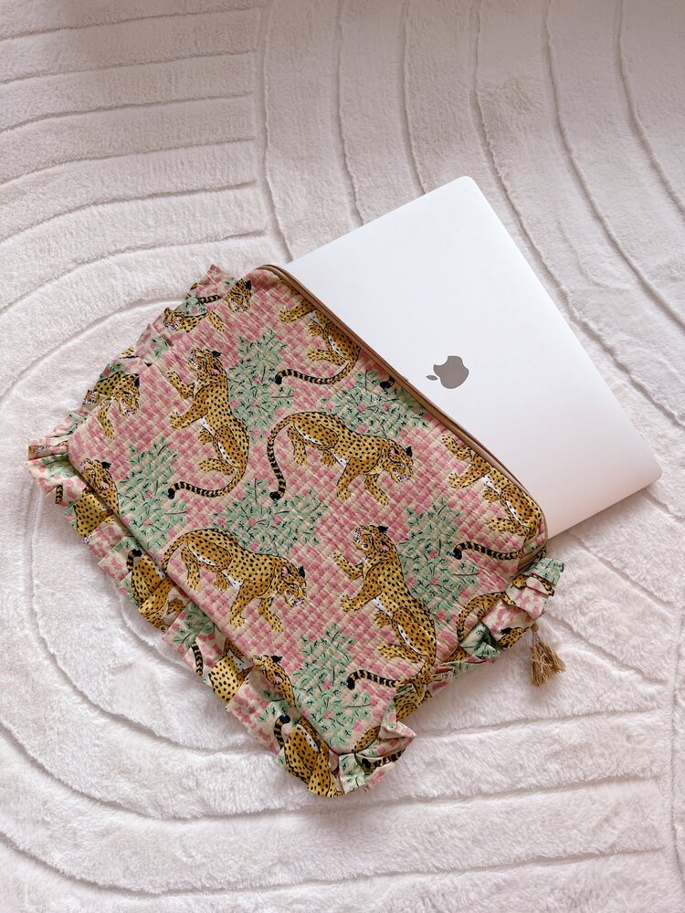 Bali Floral Laptop Pouch (16 inch)