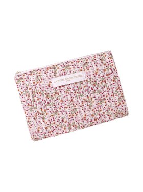 Lizzie Flower Pouch / Light Pink
