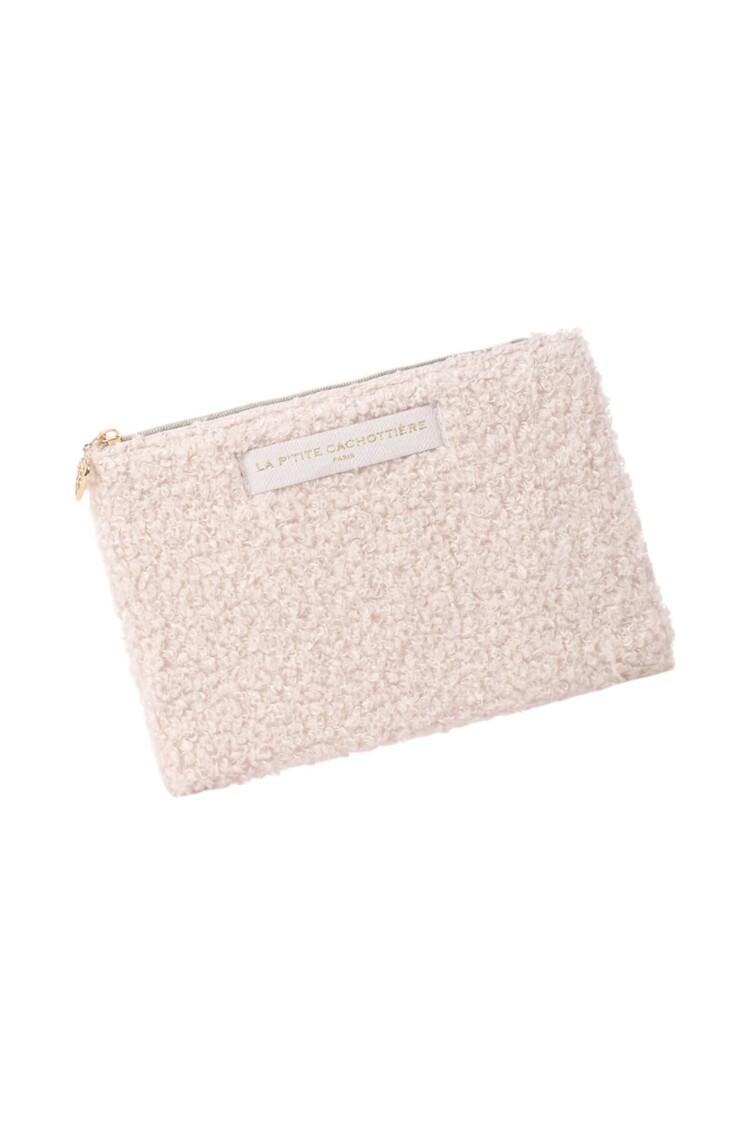 Lizzie Teddy Pouch / Ecru