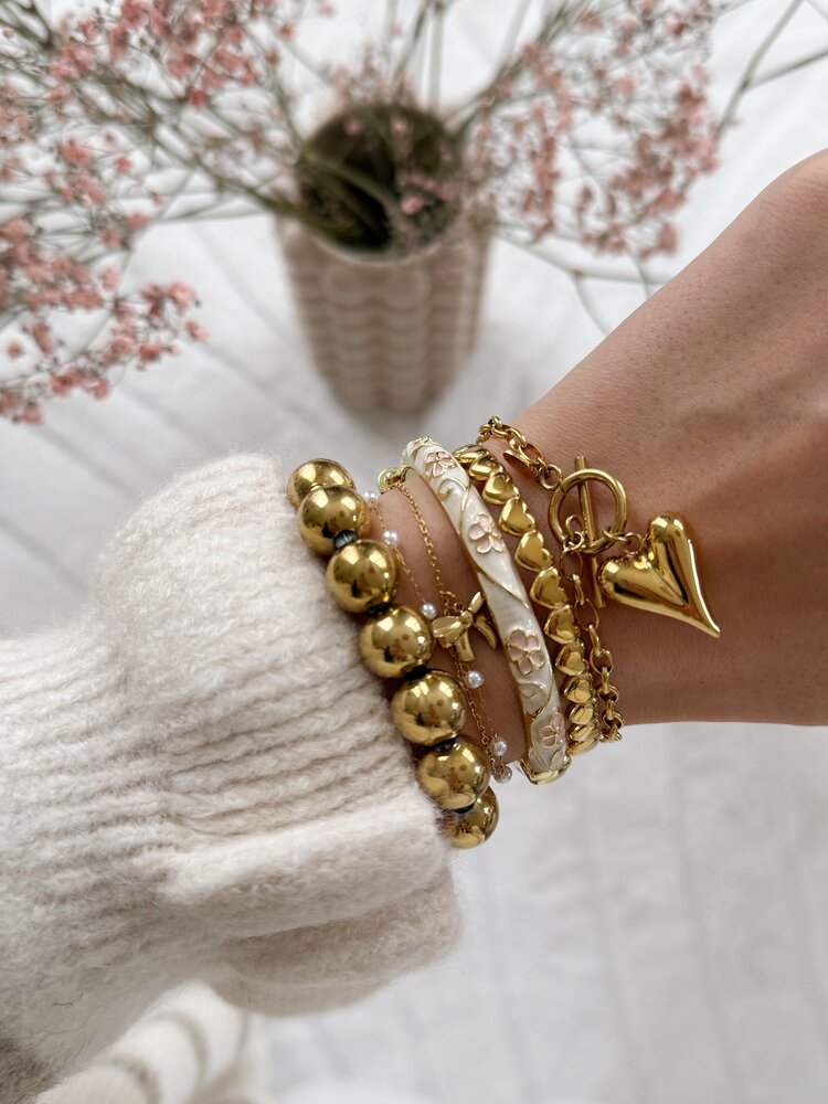 Gold Love Lies Bracelet