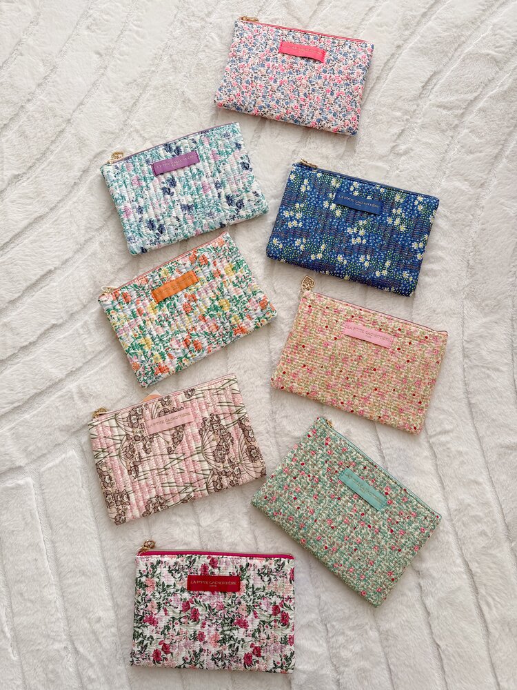 Lizzie Flower Pouch / Green