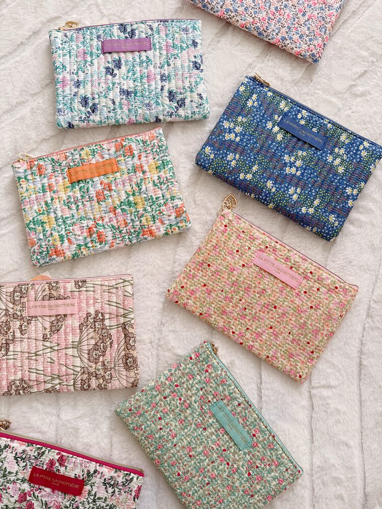 Lizzie Flower Pouch / Green