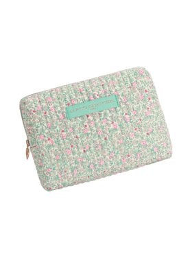 Marly Flower Toiletry Bag / Light Green (Medium)