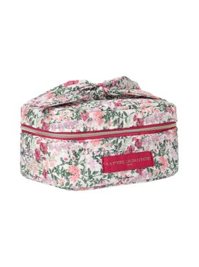 Rosa Flower Toiletry Bag / Rose Pink