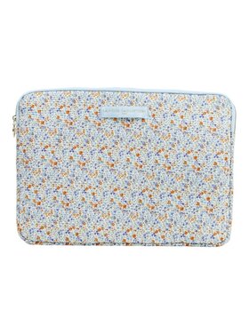 Belin Flower Laptop Pouch / Light Blue