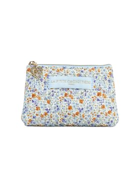 Ava Small Flower Wallet Pouch / Light Blue