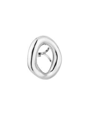 Silver Statement Circle Scandi Ring