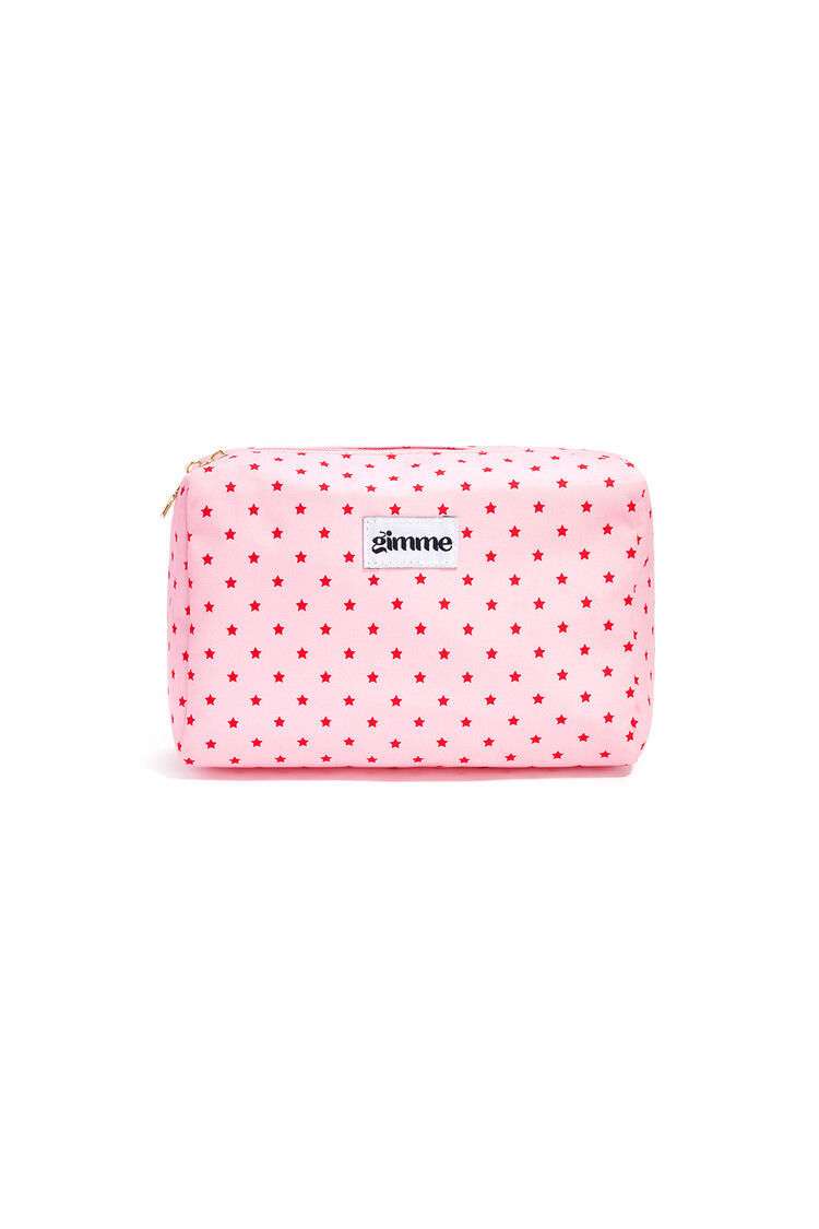 Ella Starry Toiletry Bag / Light Pink