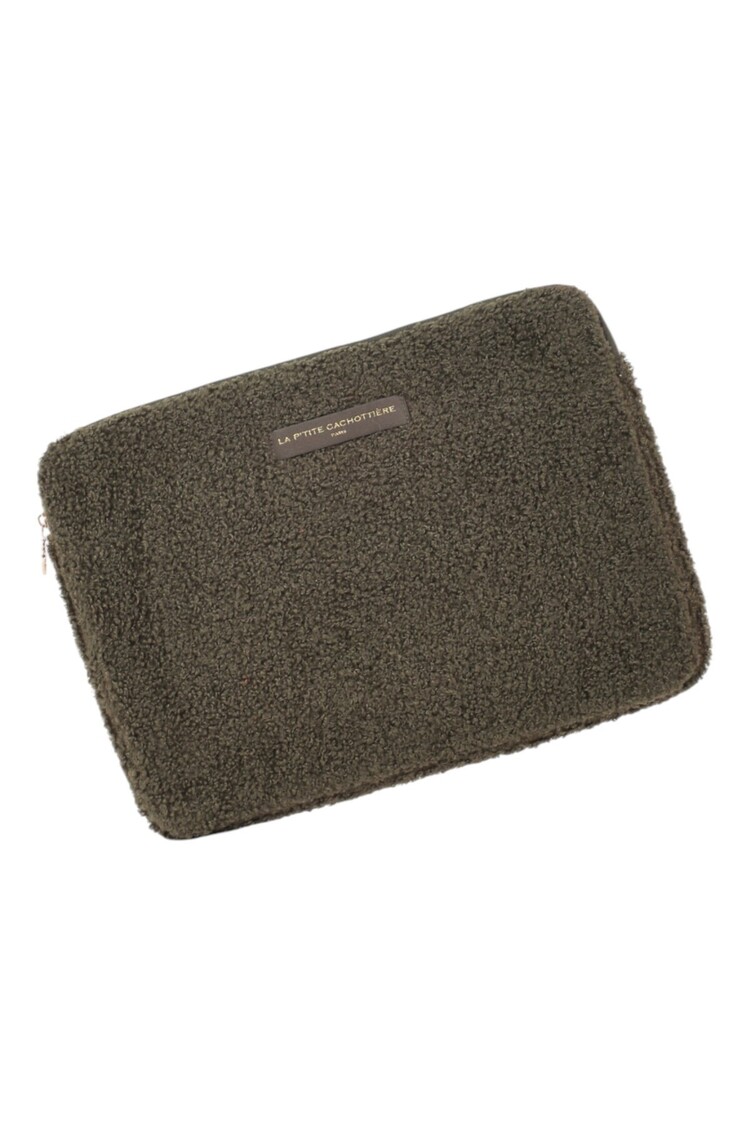 Belin Teddy Laptop Pouch / Dark Green