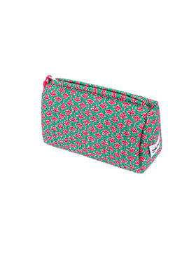 Stella Boho Floral Pouch / Green