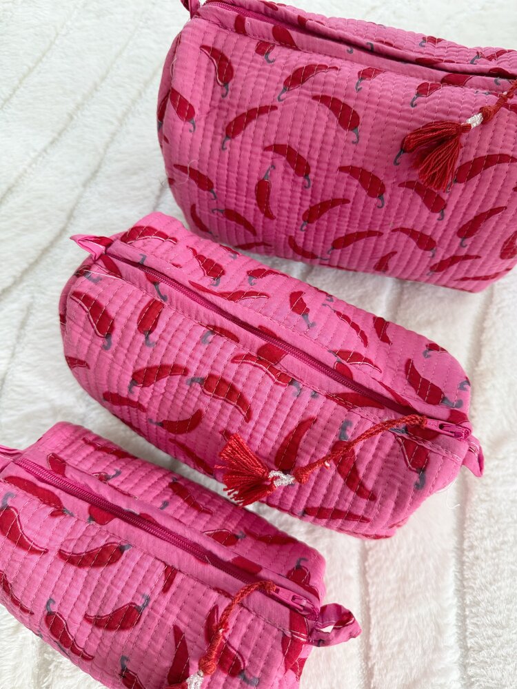 Bali Pepper Pouch / Pink