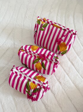 Bali Lemon Pouch / Pink