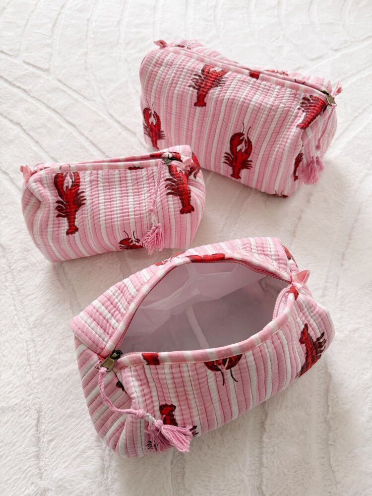 Bali Lobster Pouch / Light Pink