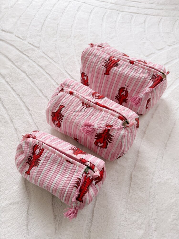 Bali Lobster Pouch / Light Pink