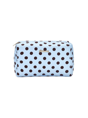 Ella Polkadot Toiletry Bag / Blue